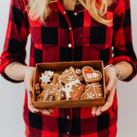Как отправить рождественское печенье по почте